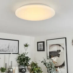 Plafonnier Stungchhveng LED Blanc, 1 lumière