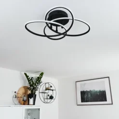 Plafonnier Sucre LED Noir, 4 lumières