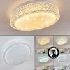 Plafonnier Suno LED Transparent, Blanc, 1 lumière