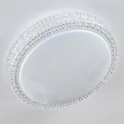 Plafonnier Suno LED Transparent, Blanc, 1 lumière