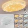 Plafonnier Suno LED Transparent, Blanc, 1 lumière, Télécommandes