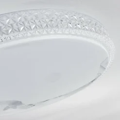Plafonnier Suno LED Transparent, Blanc, 1 lumière, Télécommandes