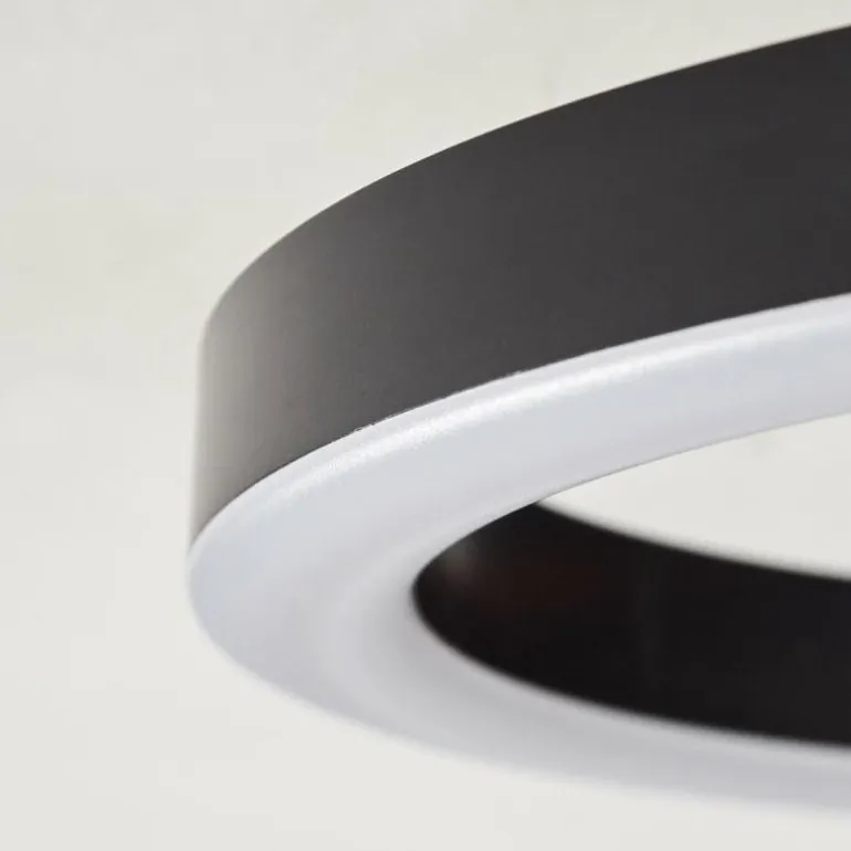 Plafonnier Taboneira LED Noir, 1 lumière