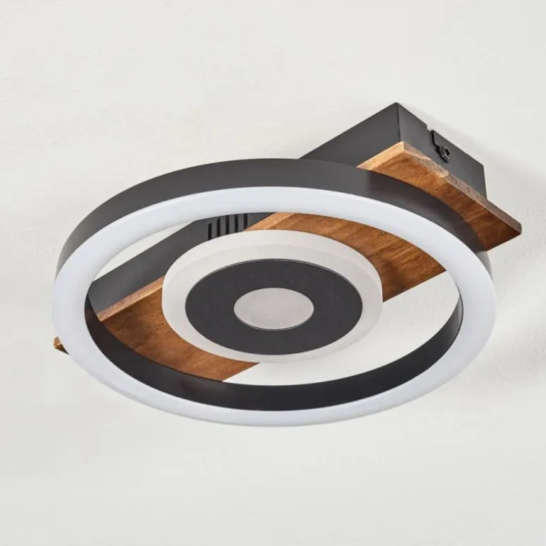 Plafonnier Taboneira LED Noir, 1 lumière