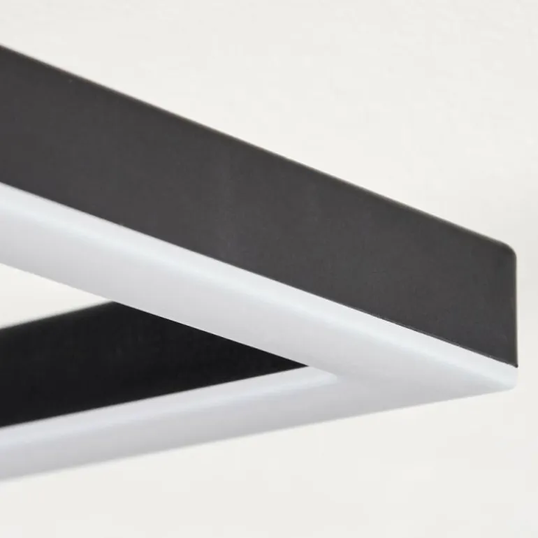 Plafonnier Taboneira LED Noir, 1 lumière