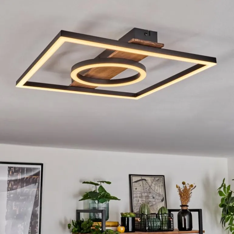 Plafonnier Taboneira LED Noir, 1 lumière
