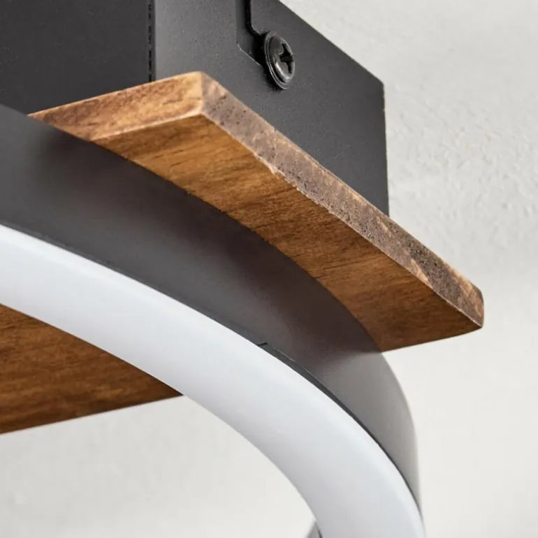 Plafonnier Taboneira LED Noir, 1 lumière