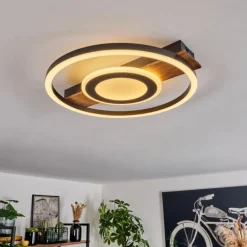 Plafonnier Taboneira LED Noir, 1 lumière