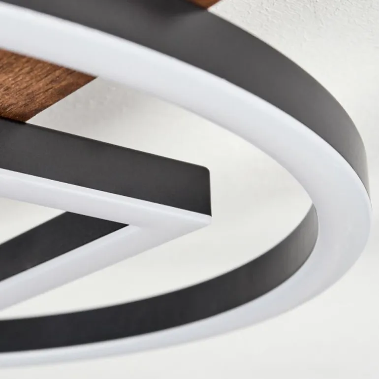 Plafonnier Taboneira LED Noir, 1 lumière