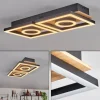 Plafonnier Taboneira LED Écru, Noir, 2 lumières