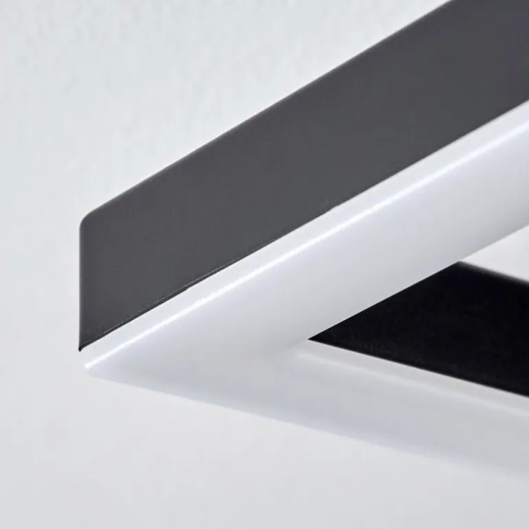 Plafonnier Taboneira LED Brun foncé, Noir, 3 lumières