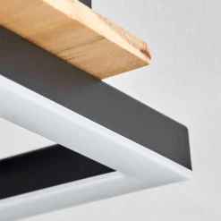 Plafonnier Taboneira LED Écru, Noir, 3 lumières
