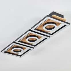 Plafonnier Taboneira LED Écru, Noir, 3 lumières