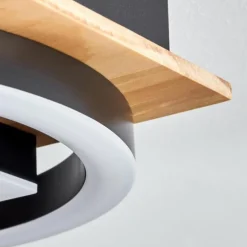 Plafonnier Taboneira LED Écru, Noir, 3 lumières