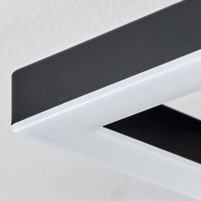 Plafonnier Taboneira LED Écru, Noir, 2 lumières