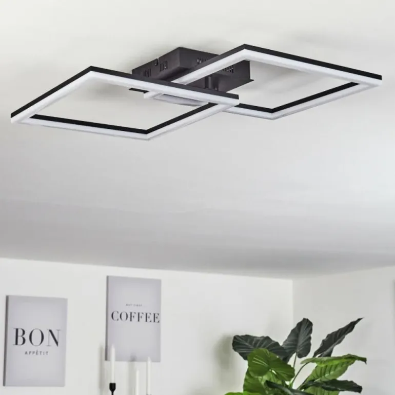 Plafonnier Taleta LED Noir, 1 lumière