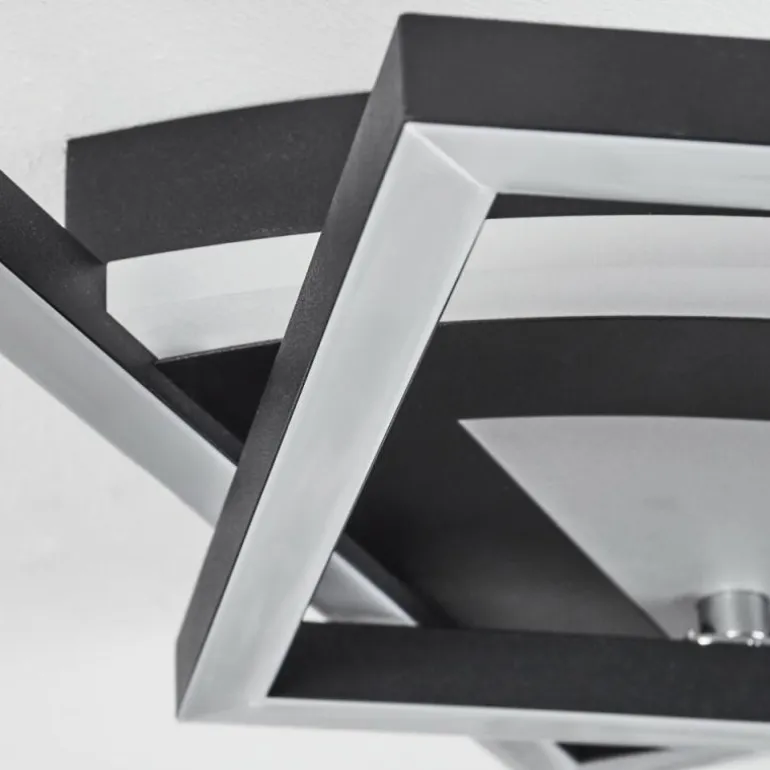 Plafonnier Taleta LED Noir, Blanc, 1 lumière