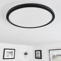Plafonnier Tamesch LED Noir, 1 lumière