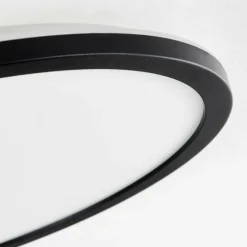 Plafonnier Tamesch LED Noir, 1 lumière