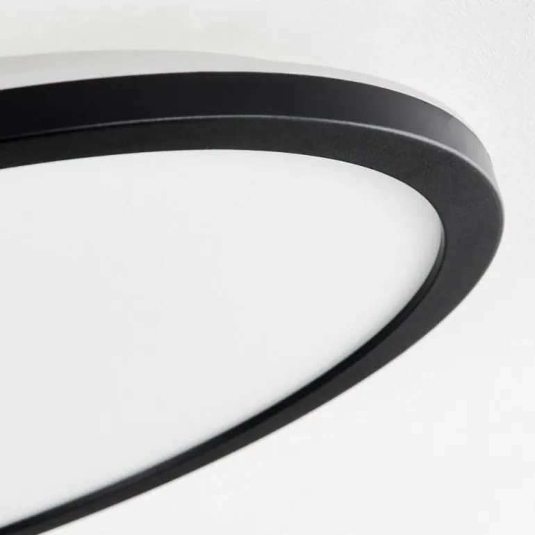 Plafonnier Tamesch LED Noir, 1 lumière