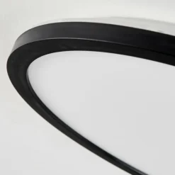 Plafonnier Tamesch LED Noir, 1 lumière