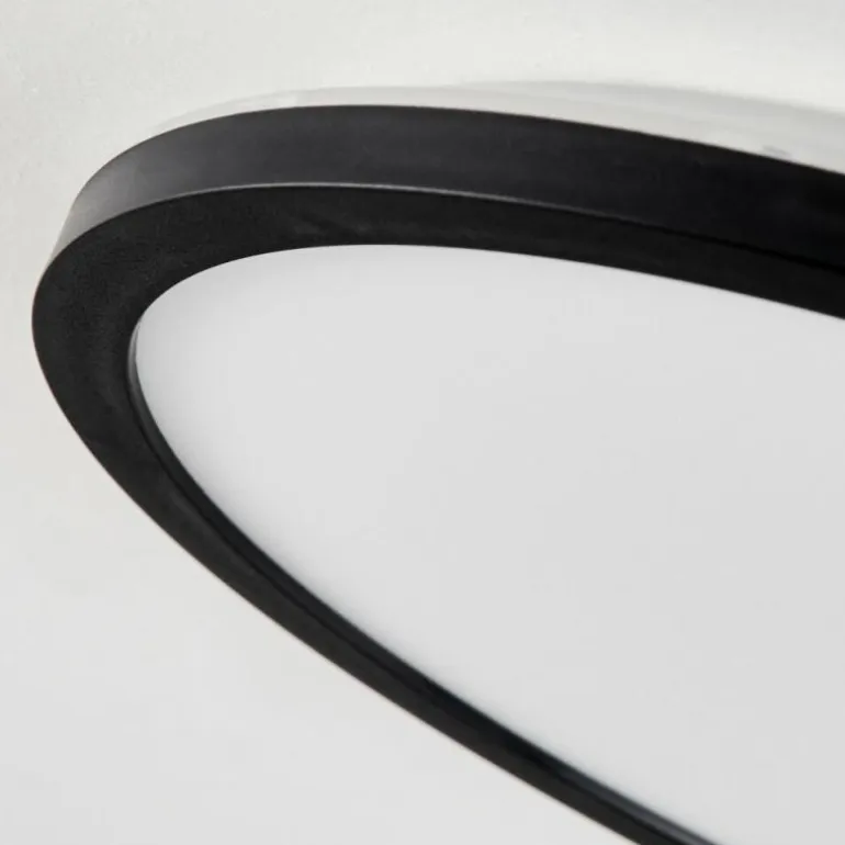 Plafonnier Tamesch LED Noir, 1 lumière