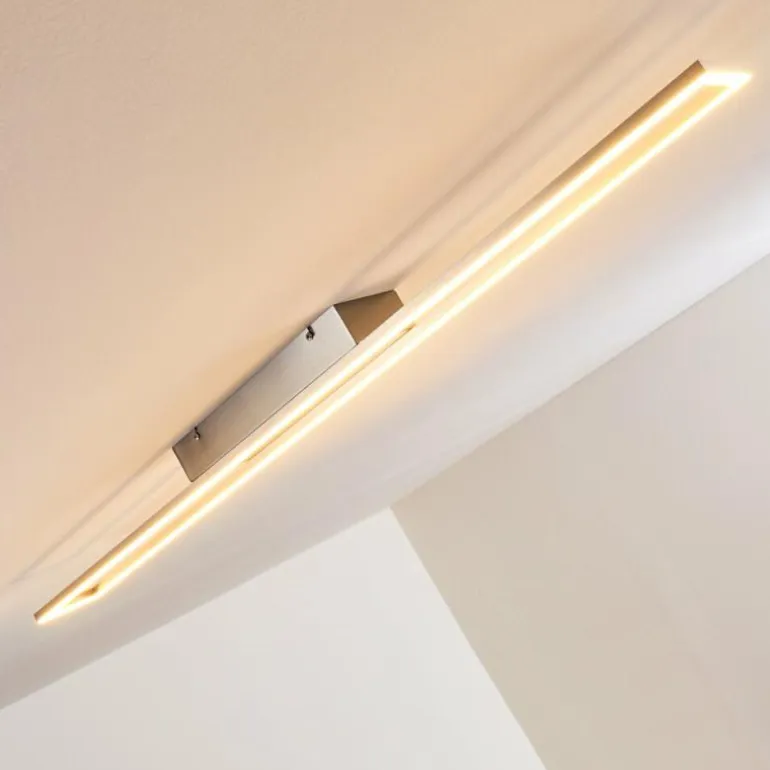 Plafonnier Tampere LED Nickel mat, 4 lumières