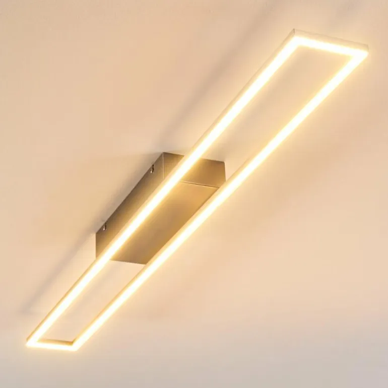 Plafonnier Tampere LED Nickel mat, 4 lumières