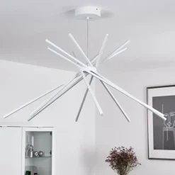 Plafonnier Teles LED Blanc, 1 lumière