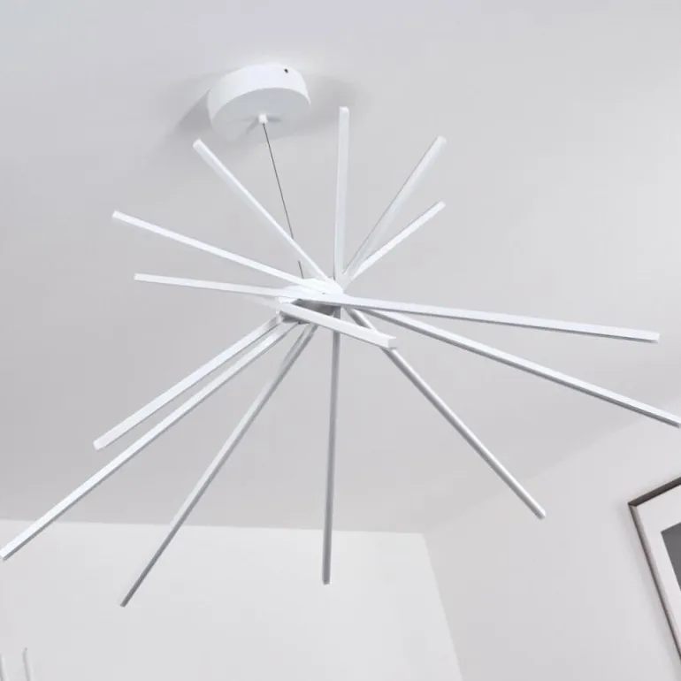 Plafonnier Teles LED Blanc, 1 lumière