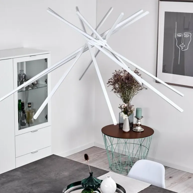 Plafonnier Teles LED Blanc, 1 lumière