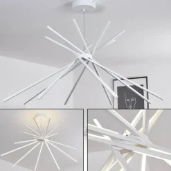 Plafonnier Teles LED Blanc, 1 lumière
