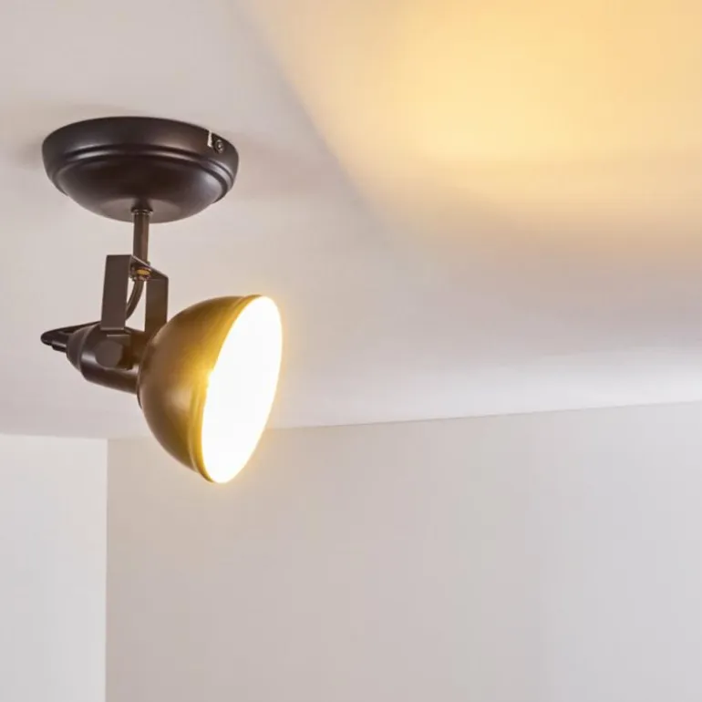 Plafonnier Tina Noir, 1 lumière