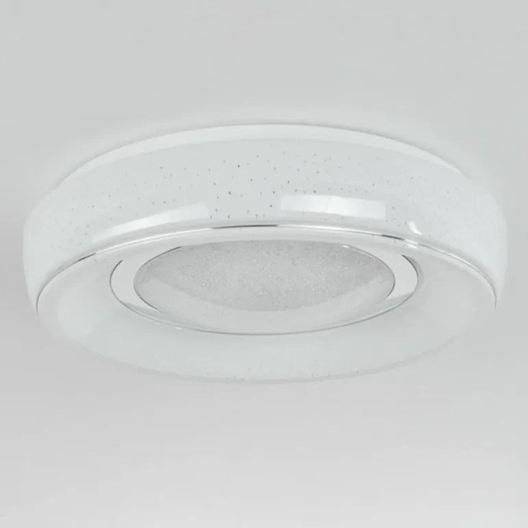 Plafonnier Tobosy LED Blanc, 1 lumière, Télécommandes
