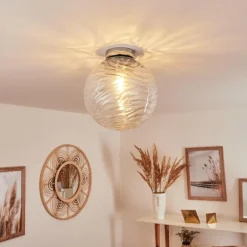 Plafonnier Tomboul Chrome, 1 lumière