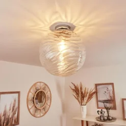 Plafonnier Tomboul Chrome, 1 lumière