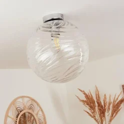 Plafonnier Tomboul Chrome, 1 lumière