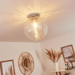 Plafonnier Tomboul Chrome, 1 lumière