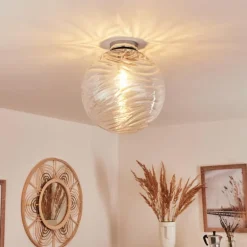 Plafonnier Tomboul Chrome, 1 lumière
