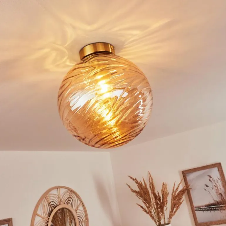 Plafonnier Tomboul Or, 1 lumière