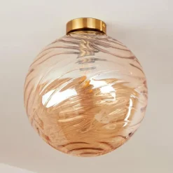 Plafonnier Tomboul Or, 1 lumière