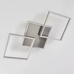 Plafonnier Torres LED Nickel mat, 3 lumières