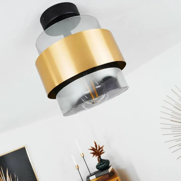 Plafonnier Traak Noir, 1 lumière