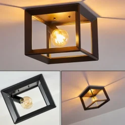 Plafonnier Traryd Noir, 1 lumière