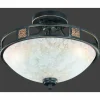Plafonnier Trio 6081 Rouille, 3 lumières