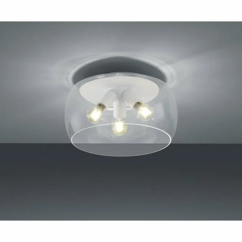 Plafonnier Trio Valente LED Blanc, 3 lumières