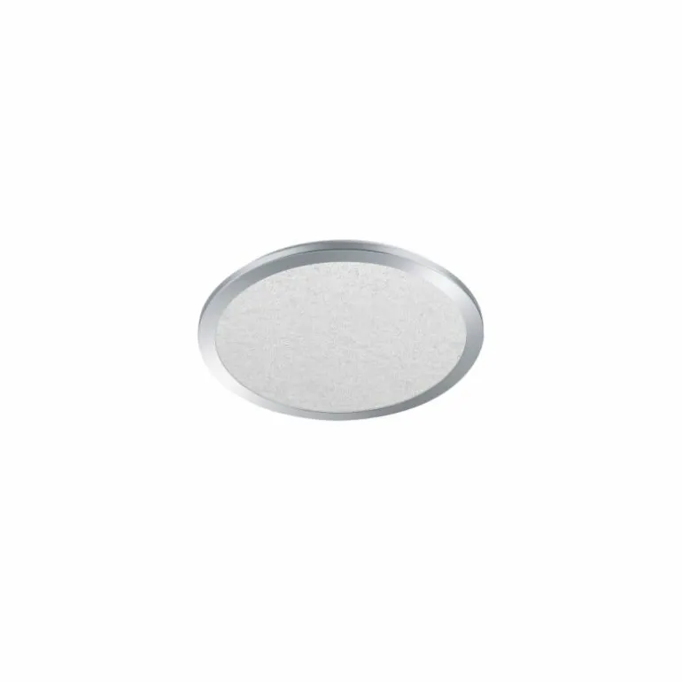 Plafonnier Trio-Leuchten Cinzia LED Chrome, 1 lumière