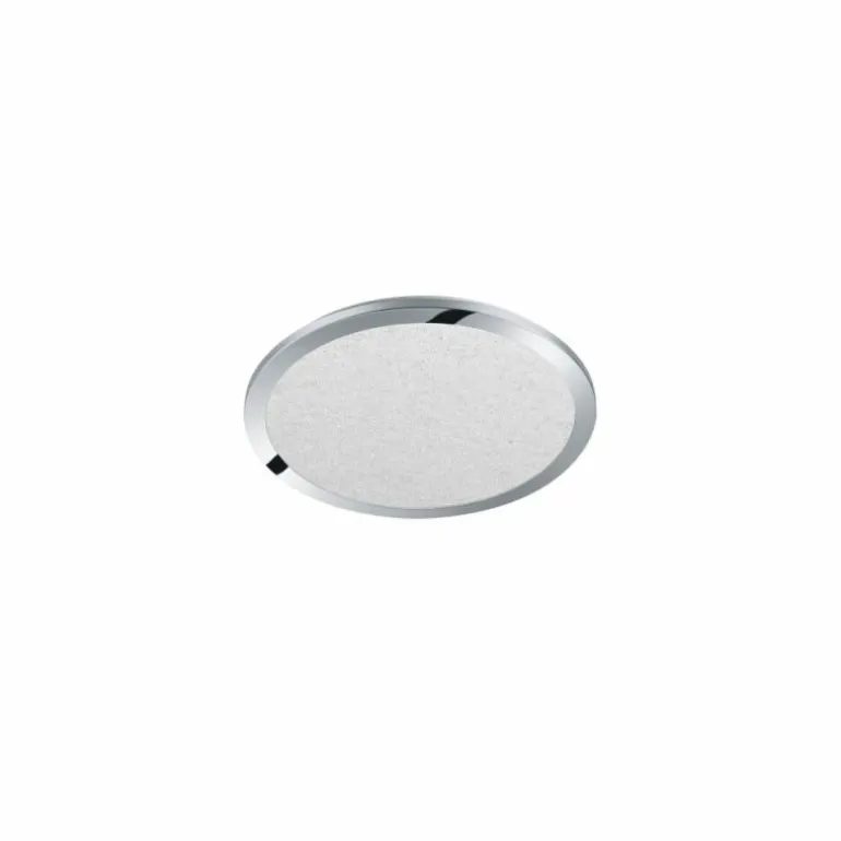 Plafonnier Trio-Leuchten Cinzia LED Chrome, 1 lumière