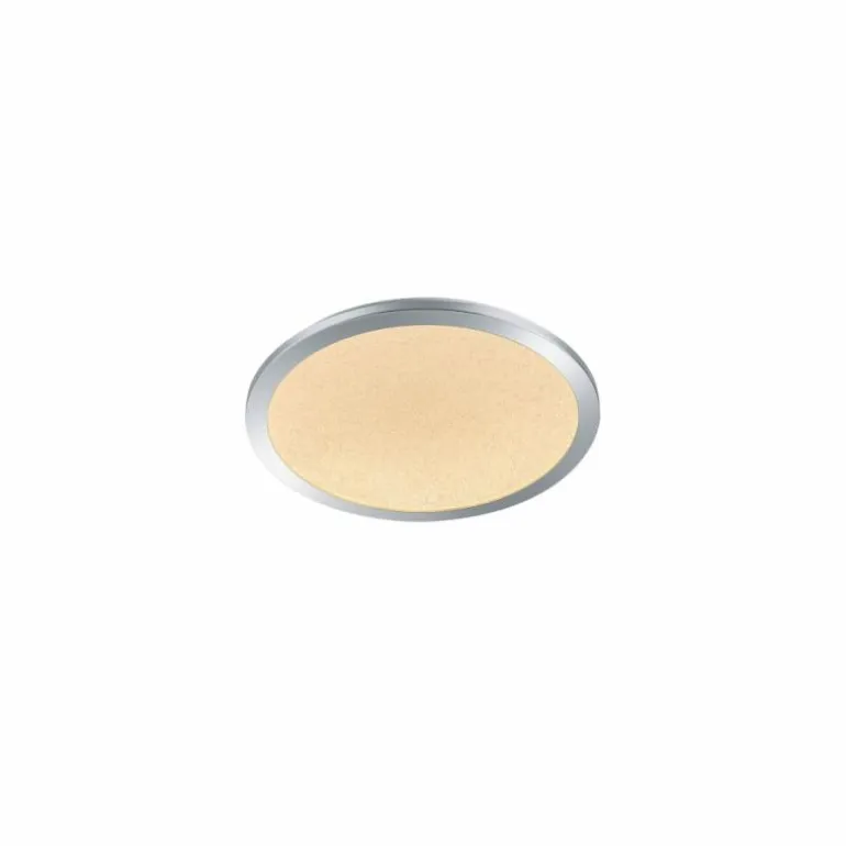 Plafonnier Trio-Leuchten Cinzia LED Chrome, 1 lumière