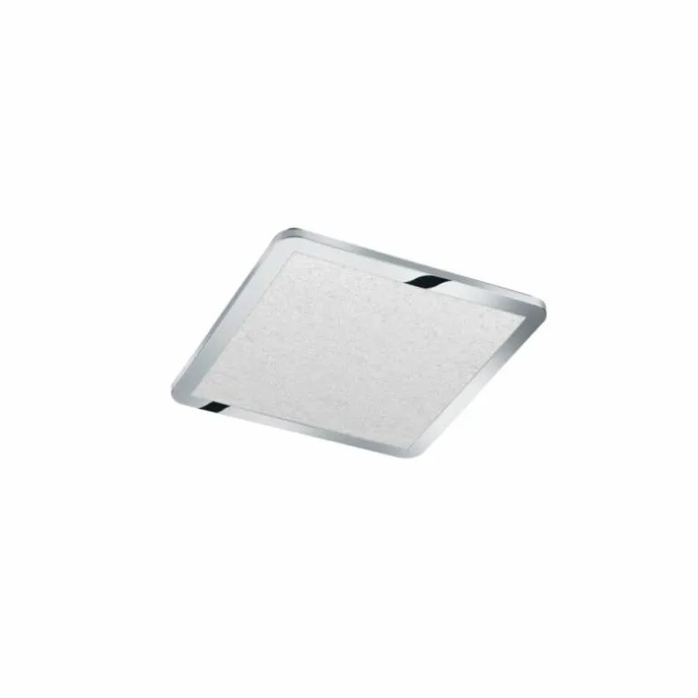 Plafonnier Trio-Leuchten Cinzia LED Chrome, 1 lumière